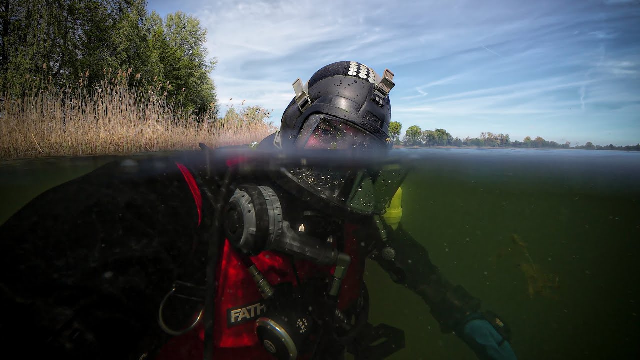 Diving in the Kaliszany Lake with FFM Divator/AGA