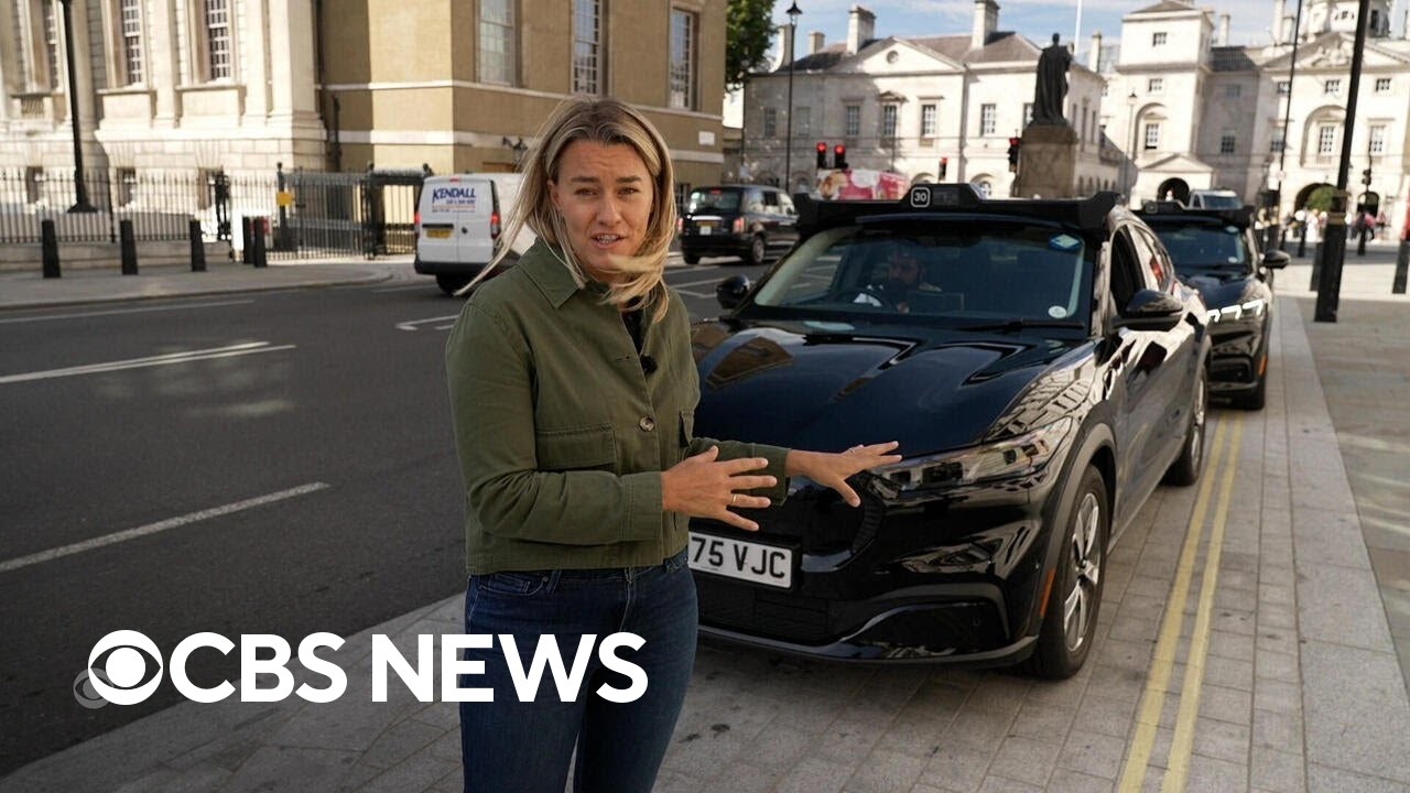 CBS reporter tests London's first self-driving taxis