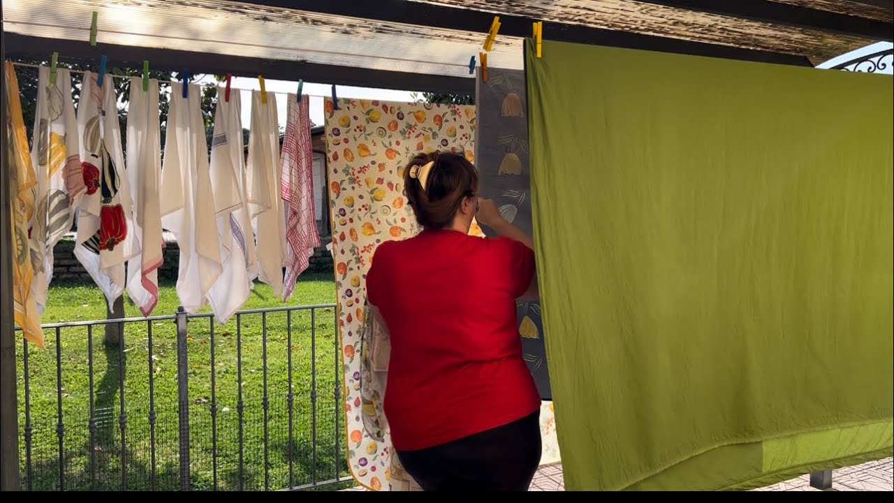 Il mio martedì tra panni piatti ￼e stiratura