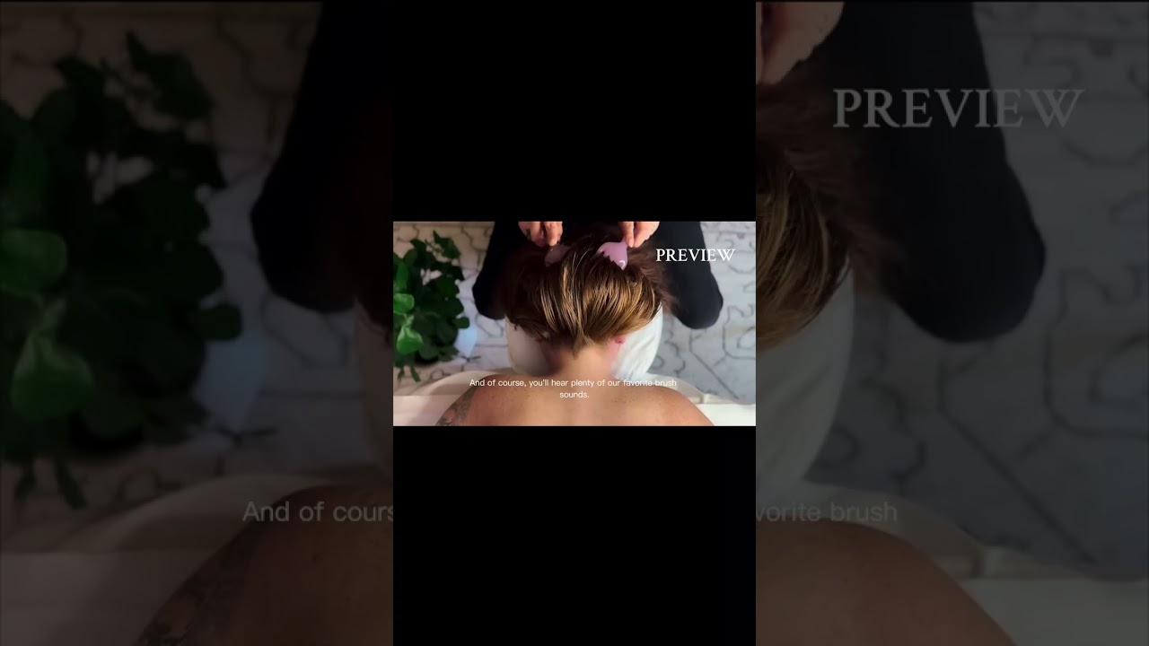 Melt Everything Away: The Most Powerful Light Touch ASMR Head Massage You'll See Today.