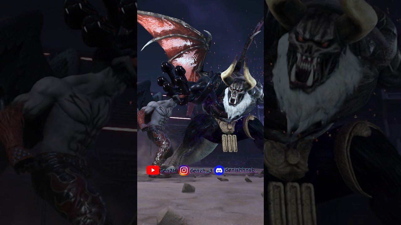 Tekken 8: True Ogre vs Devil Jin 🔥Mod #tekken #tekken8 #shorts #gaming #trueogre #jinkazama #viral