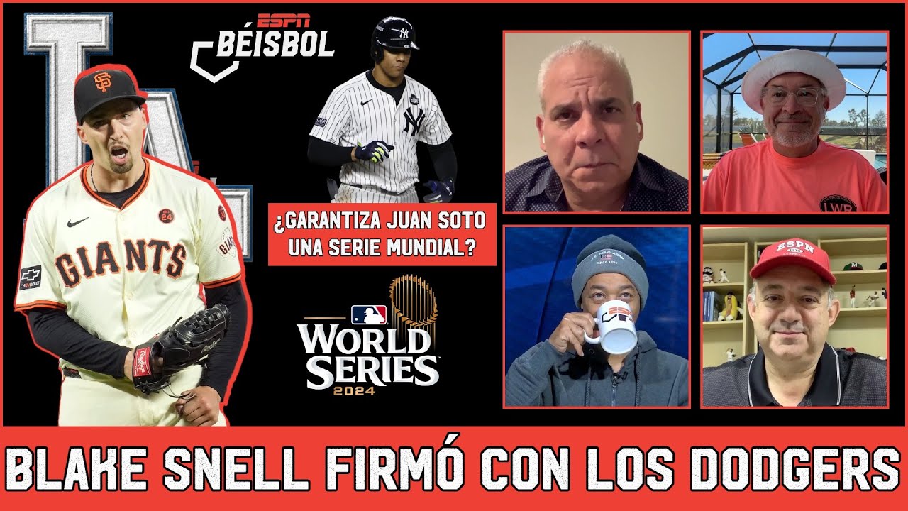 BLAKE SNELL firmó con los DODGERS 😱😱 ¿Garantiza JUAN SOTO un boleto a SERIE MUNDIAL? | ESPN Beisbol