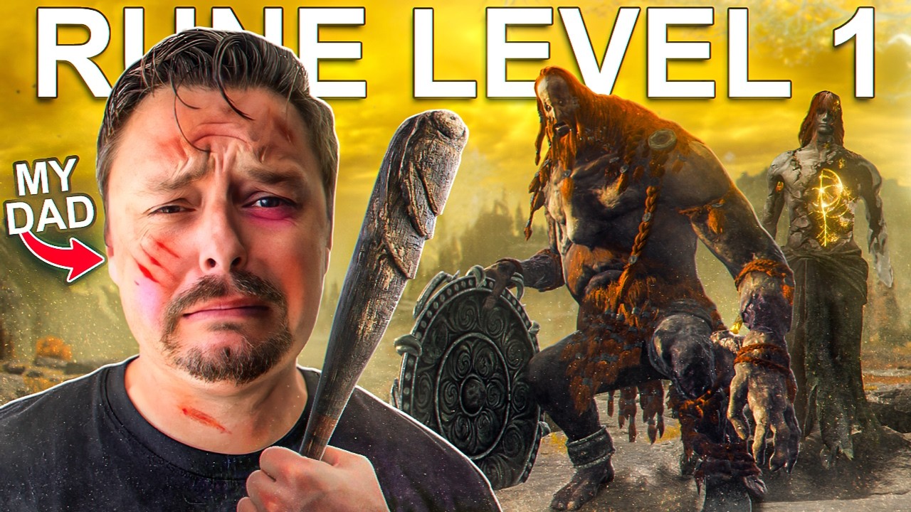 Can My DAD Beat Elden Ring at Level 1?