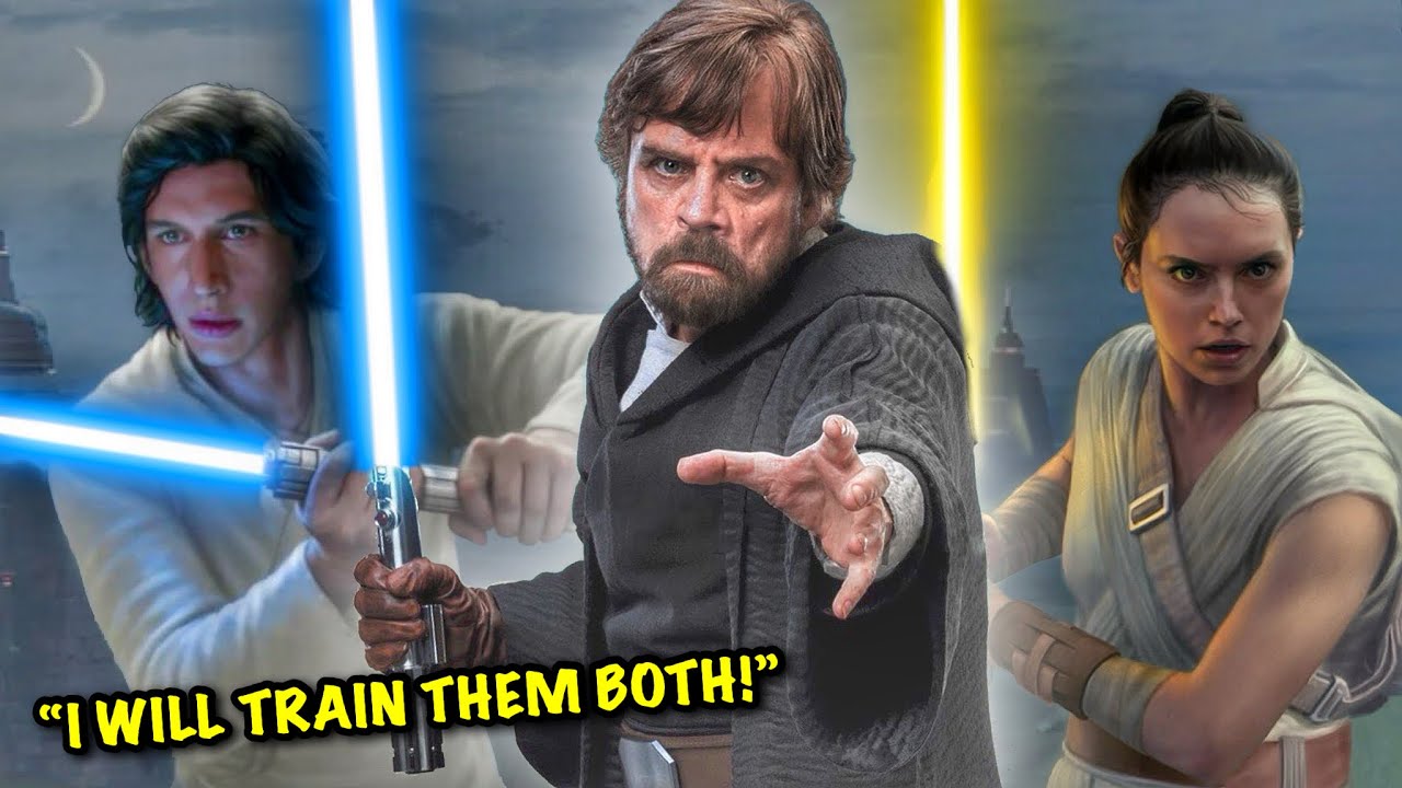What If Luke Skywalker FOUND And Trained Rey WITH Ben Solo
