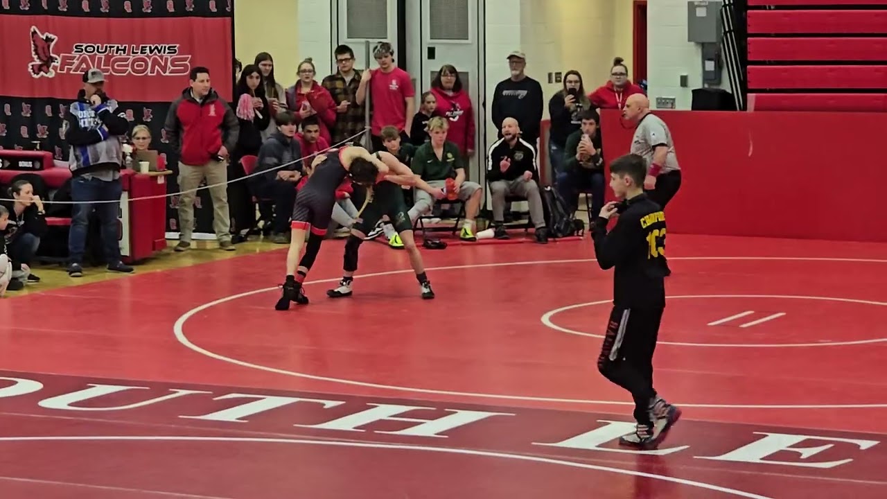 Section III Class D Tournament Nathan Marienthal vs South Lewis 118 pounds
