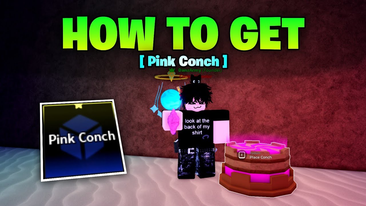 How to Get Pink Conch in Fisch (Captain Conch Quest)