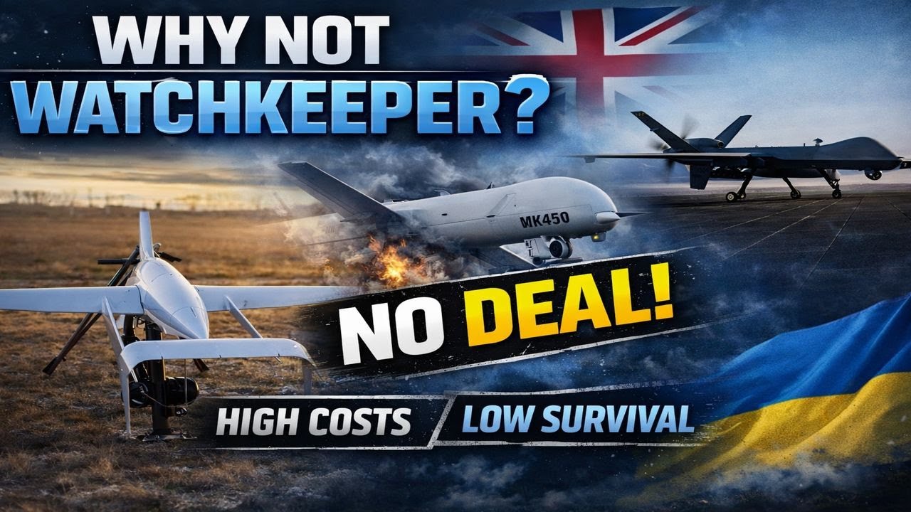UK Refuses to Give Ukraine Watchkeeper Drones: The Real Reason