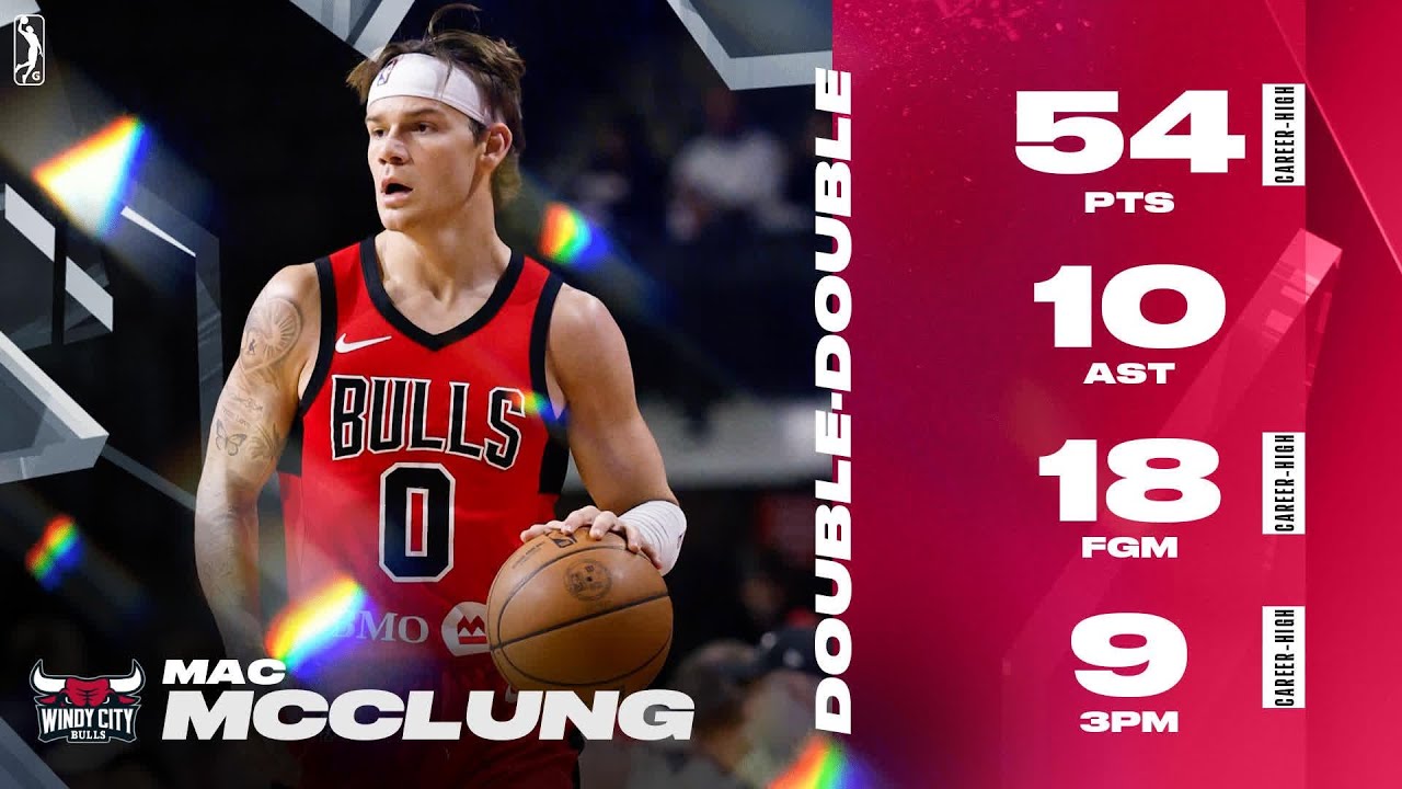 Mac McClung Sets New Franchise Record For Windy City with 54 PTS 🤯🔥