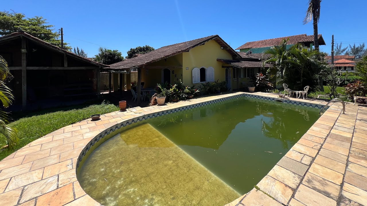 Casa com 3 quartos, suite, gourmet completa com piscina no Cond. Orla 500 em Unamar | Cabo Frio📌