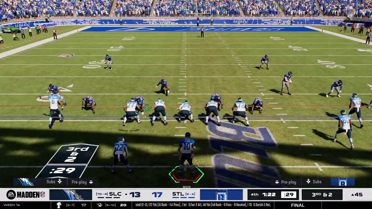 ReeceMustSee🏉 Wild Wk16🔥  (10-4) Salt Lake City vs (8-6) STL 1pm