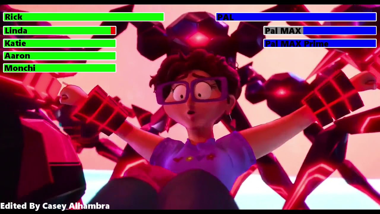 The Mitchells vs. the Machines (2021) Final Battle with healthbars 1/2