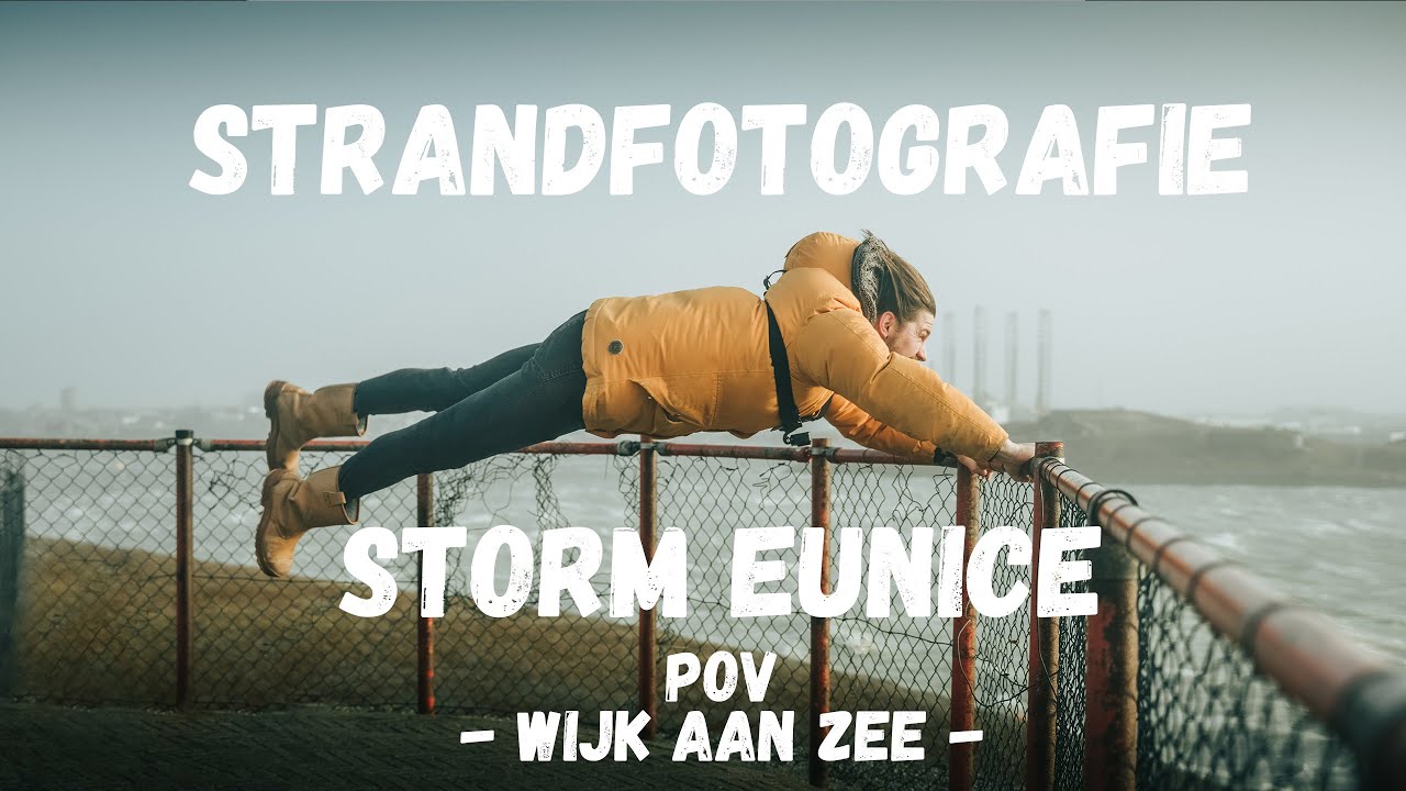 Strandfotografie POV Wijk aan Zee - STORM EUNICE