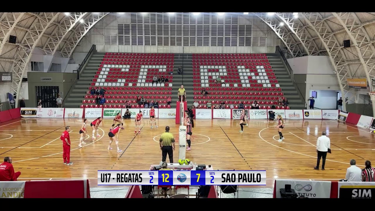 VOLEI REGATAS x SAO PAULO - SUB 17 - FASE CLASSIFICATORIA - FEDERA&Ccedil;&Atilde;O - FPV - 26/08/25