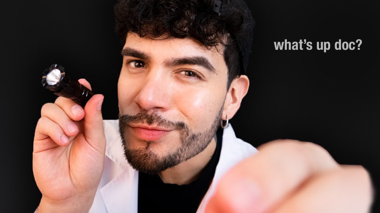 ASMR Cranial Nerve Exam BUT I'm not a Doctor (male)