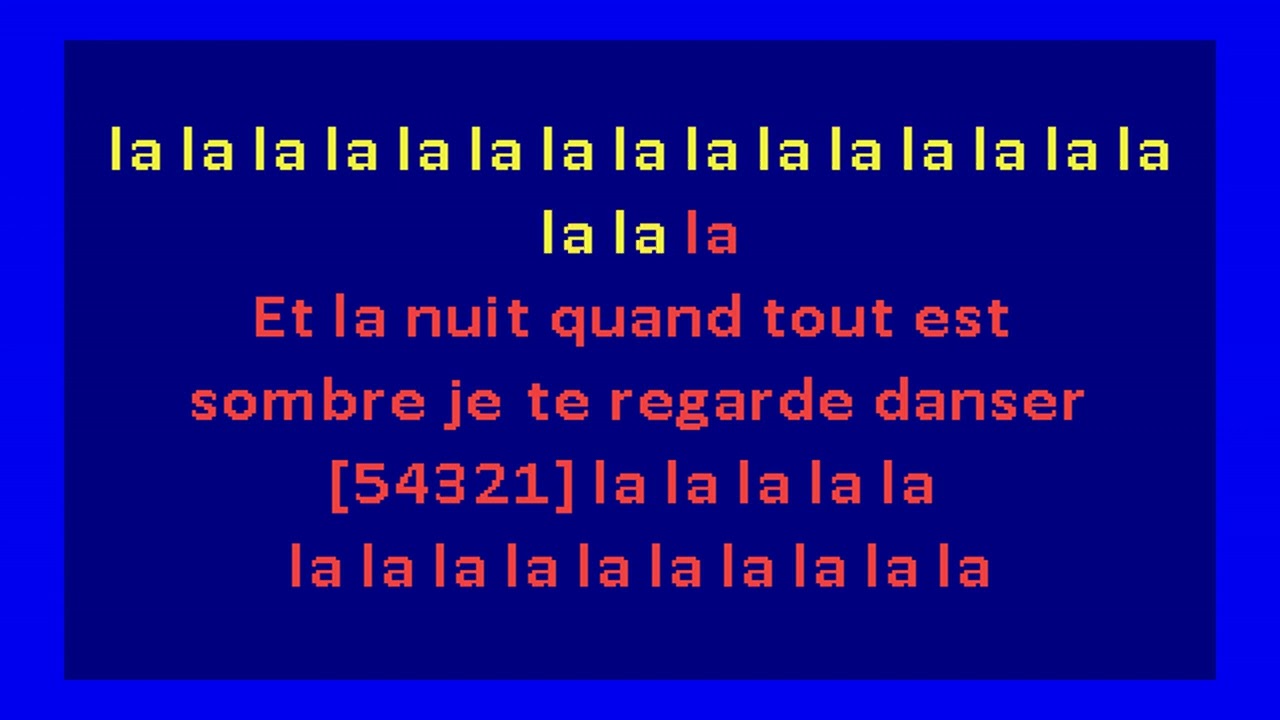 VIDEOCLUB  - Amour plastique (karaoke)