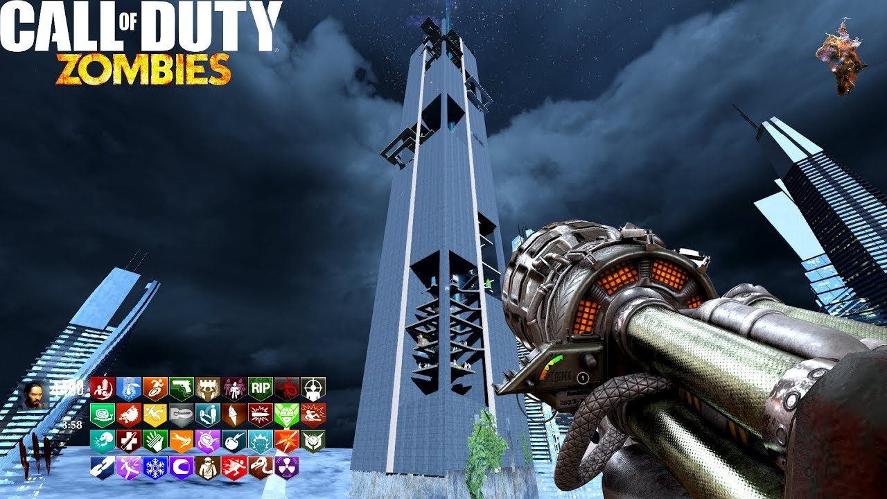 LA TORRE CON MÁS PERKS DE COD ZOMBIES CON FINAL DE UN MILLÓN CUSTOM ZOMBIES | BLACK OPS 3 ZOMBIES