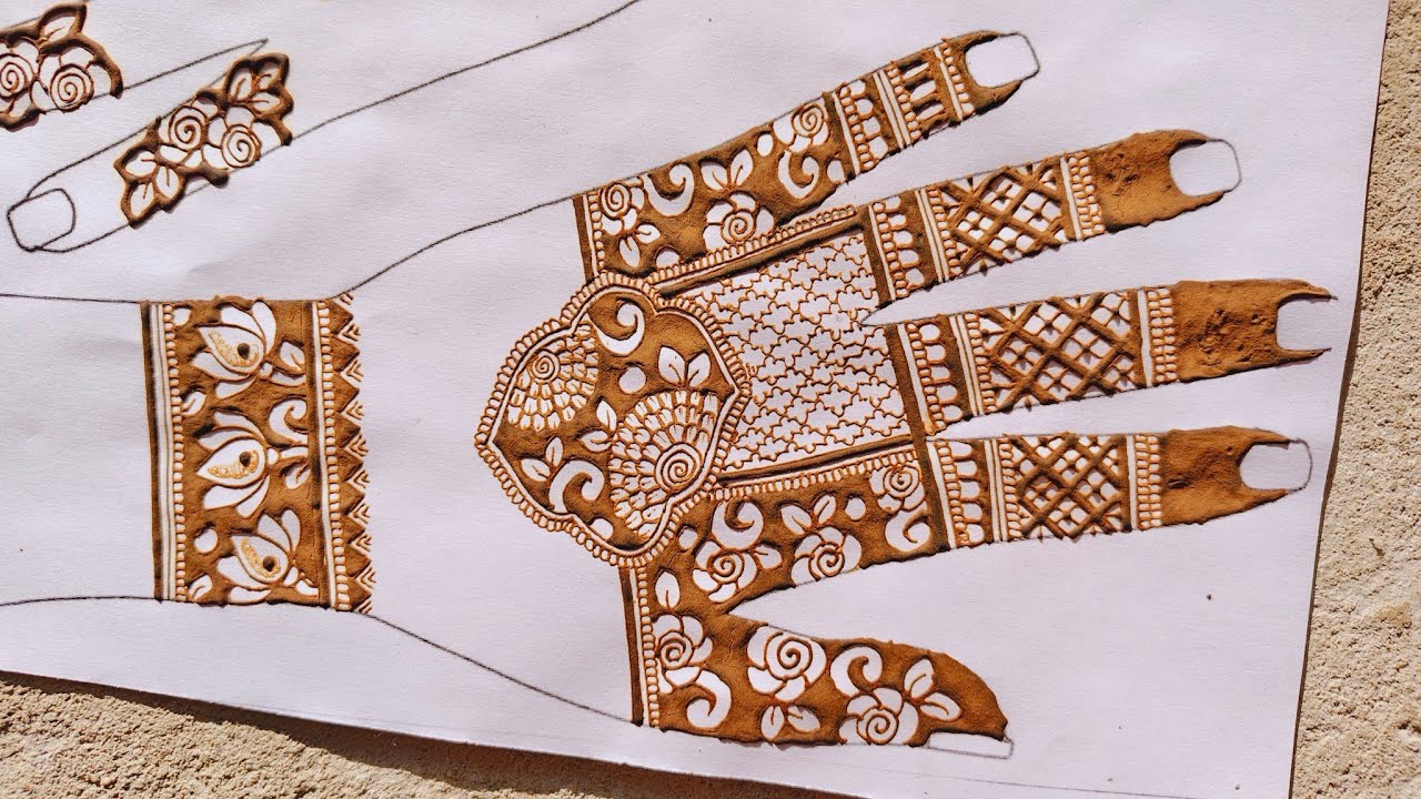 Mehndi designs 3D pattern 🥰 #mehndi #youtube #viral #learnwithme #artist 