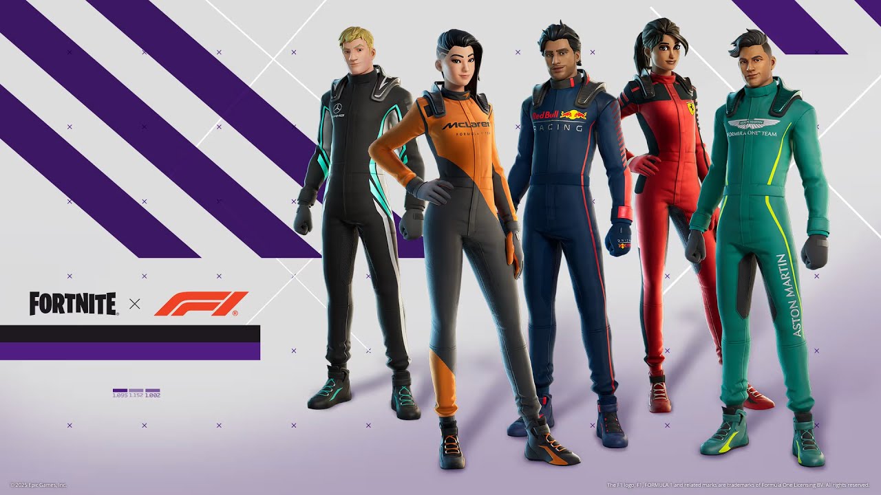 F1 FORTNITE SKINS ARE BACK!!