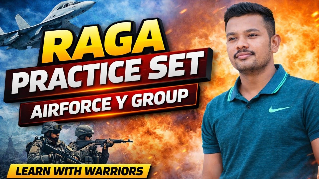Airforce y Group RAGA practice set 1(Learnwithwarriors)#warriors series 