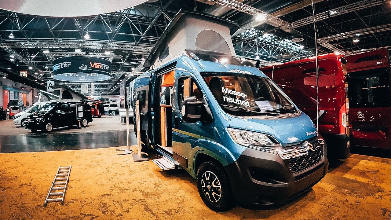 Pössl 2Win RS Plus 2022 - Raumbad und freier Sicht durch den Kastenwagen - Caravan Salon 2021