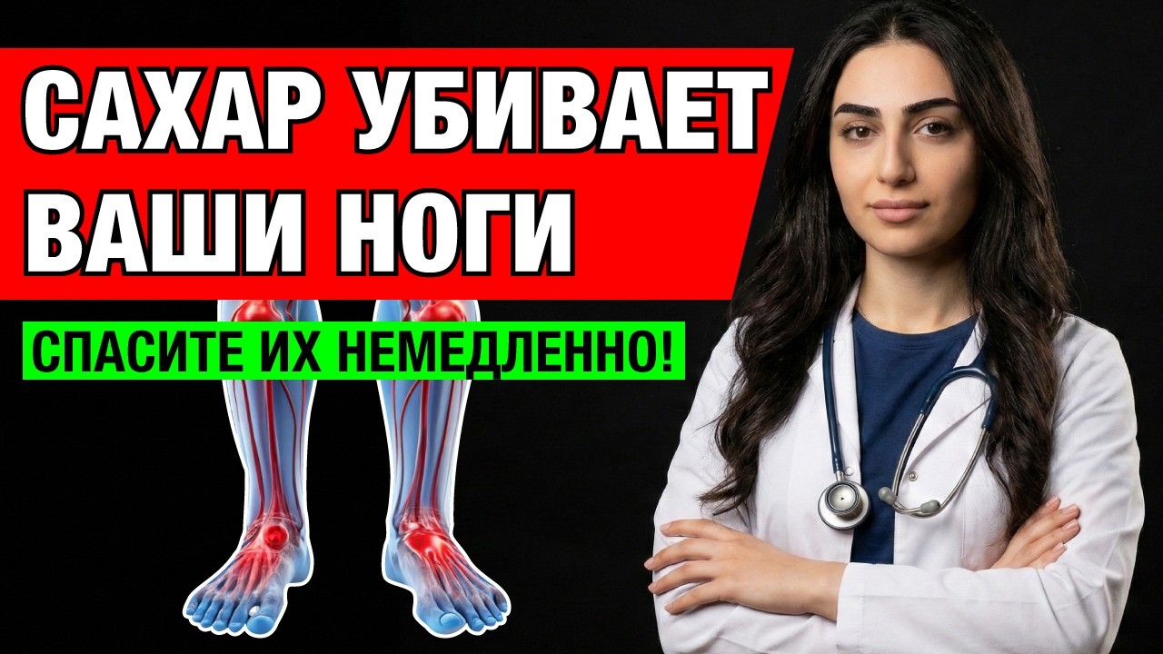 Главная ОШИБКА при высоком сахаре, ведущая к ГАНГРЕНЕ. 3 шага к спасению сосудов!
