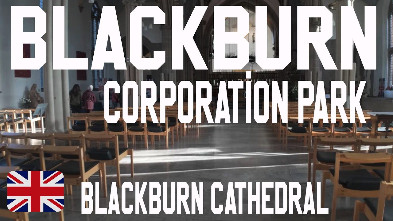 🇿🇦 Blackburn  Corporation Park .The Blackburn Cathedral Lancashire England 4k 2026