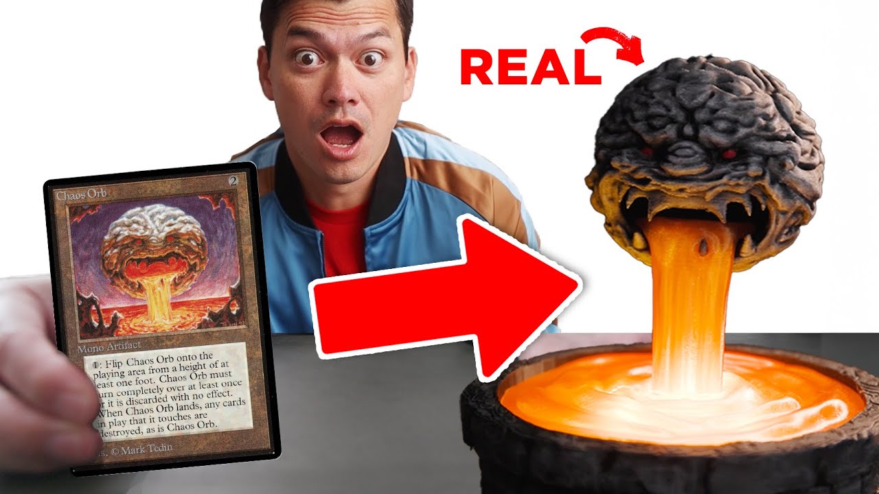 I Made a REAL Chaos Orb for Magic the Gathering | Epic DIY Project!