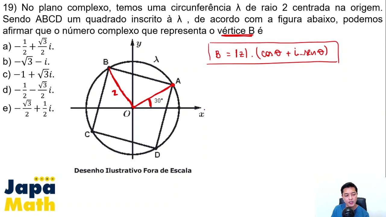 Prova Resolvida EsPCEx (2018 - 2019) - Números Complexos