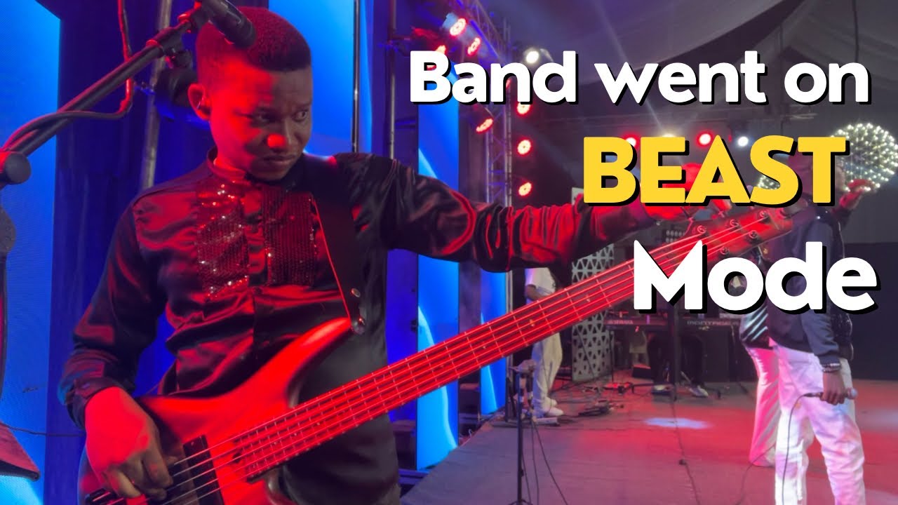 BASSIST AND BAND WENT ON BEAST MODE PLAYING GREATER BY TIM GODFREY FT. TODD DULANEY