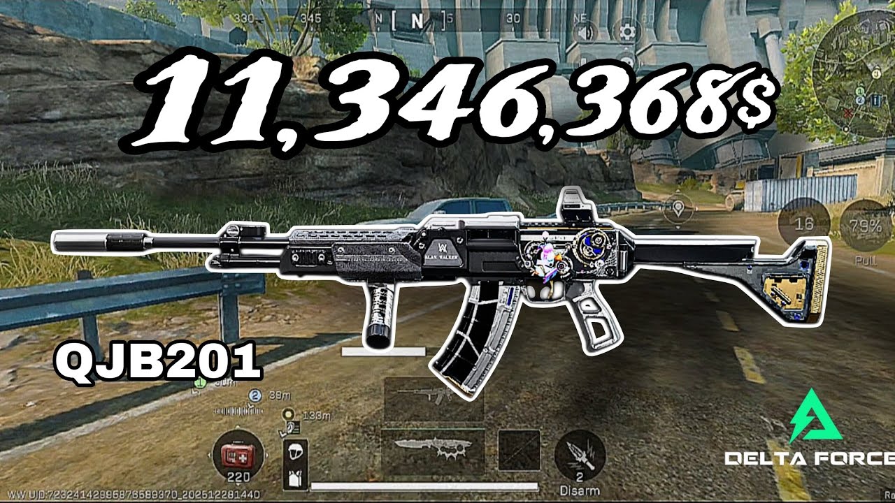 MOST FIRERATE GUN IN DELTAFORCE QJB-201 IS CRAZY RPM