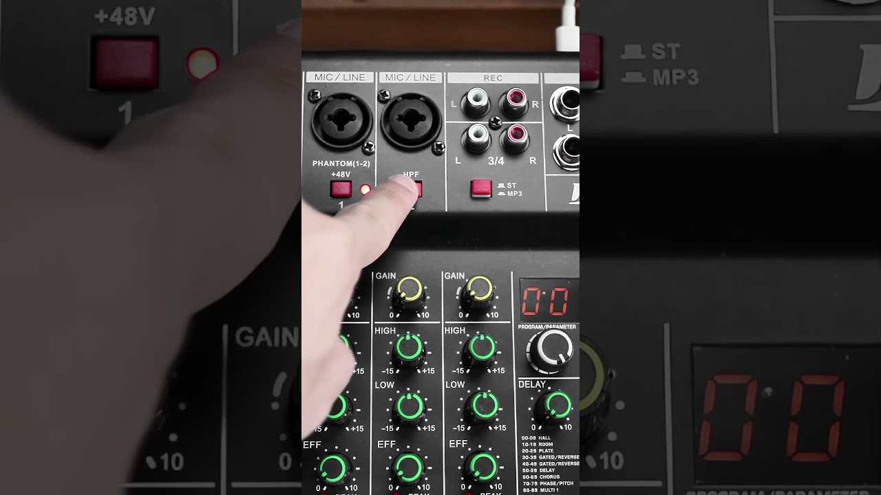 LUXSONA Mixer 4 chanel/mixer audio/99DSP 4 chanel mixer mini /Amplifier Bluetooth Mini profesional
