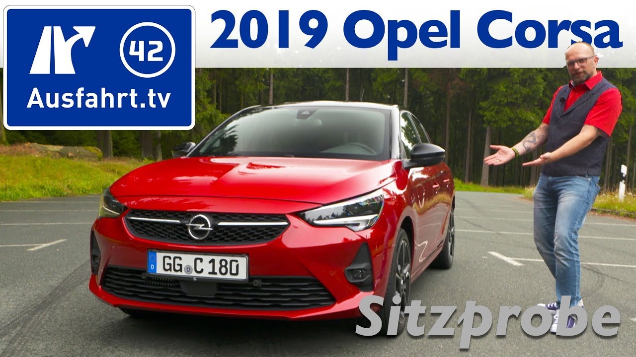 2019 Opel Corsa F GS Line - Weltpremiere, Sitzprobe, kein Test, Interieur