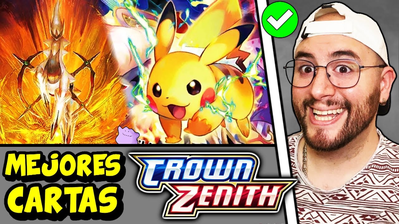 🔥MEJORES CARTAS🔥 CROWN ZENITH (CENIT SUPREMO) | Cartas Pokemon 2023 Amosok