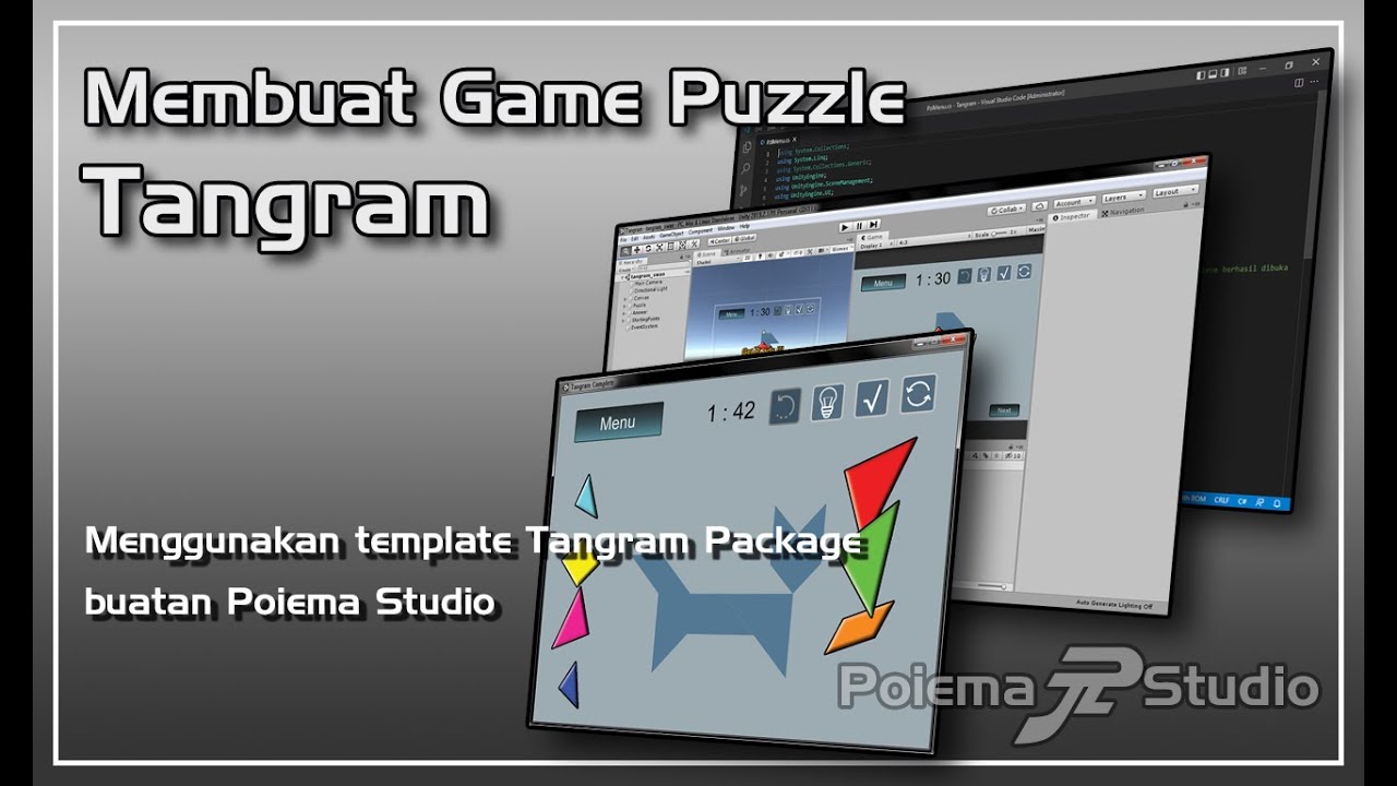 Unity 3D - Membuat Game Puzzle Tangram