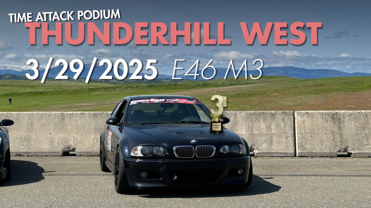 E46 M3 Trackday #34 - Thunderhill West - Turn8 3/29/25