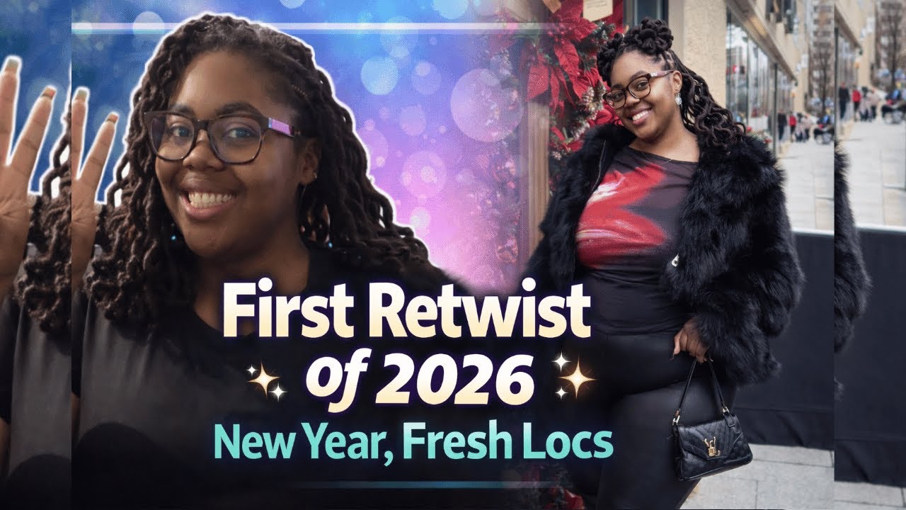 First Retwist of 2026 ✨ New Year, Fresh Locs