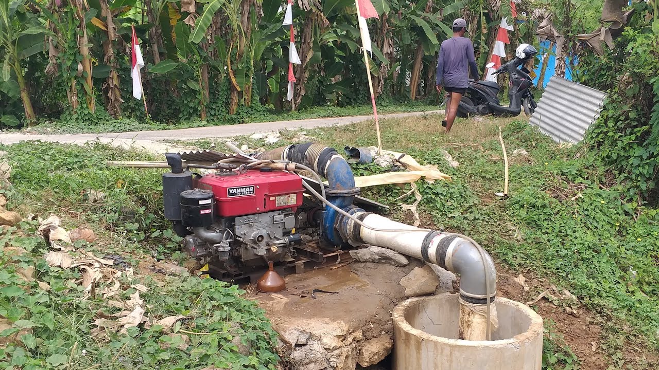 POMPA AIR KEONGAN 8 INCH MESIN DIESEL YANMAR 30 HP