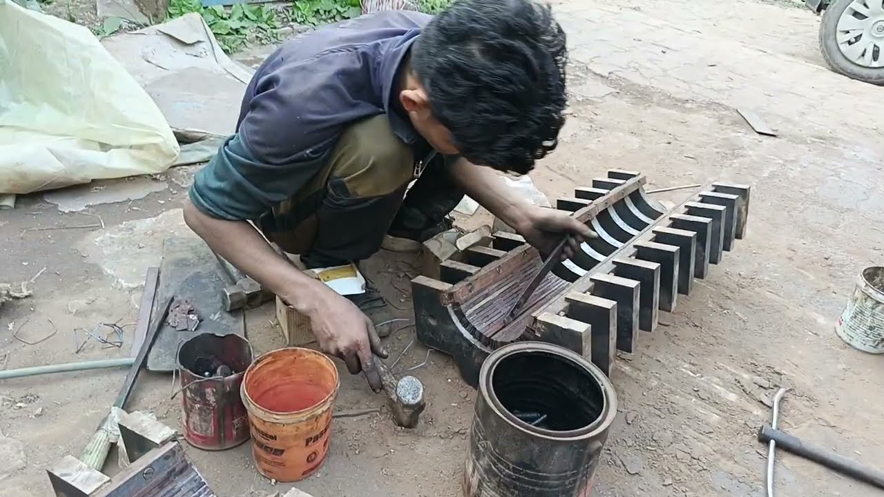 Royal chamber fitting 9 bolt30×5.5 oil expller#filterpress #amazing #oilexpeller #kolu #9bolt #6bolt