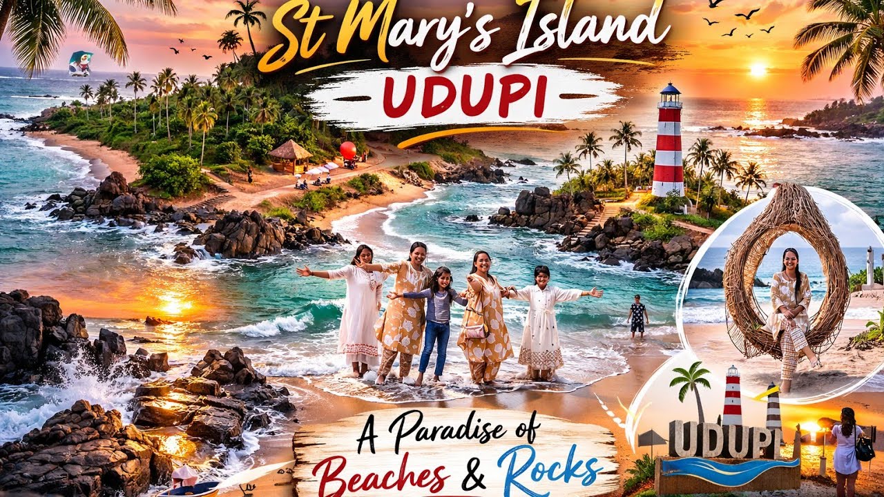 St Mary's Island Udupi || boat ride fare details and more || Malpe beach Karnataka 