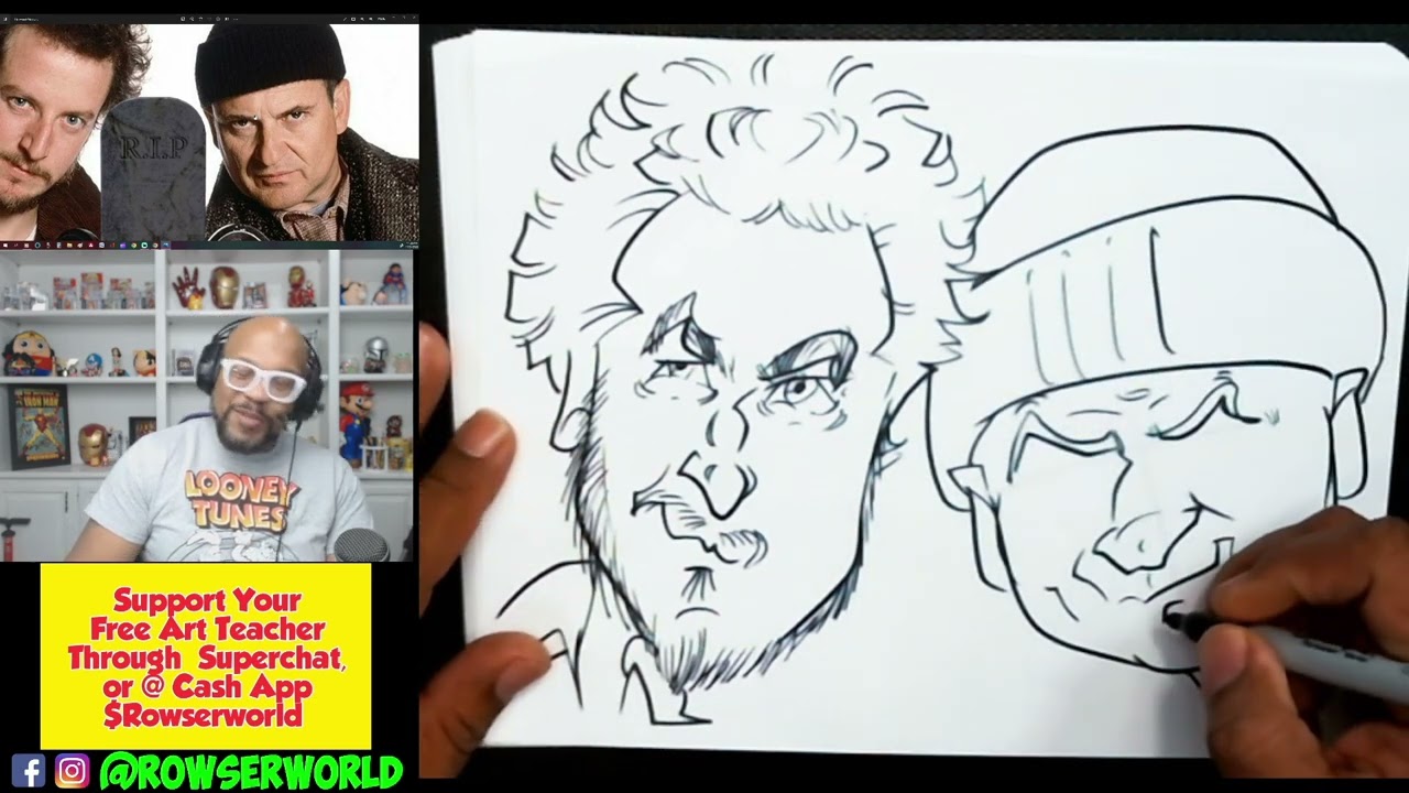 Learn By Drawing Along Caricature For Beginners