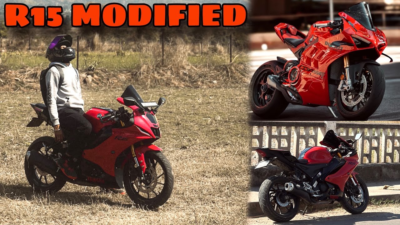R15 v4 MODIFICATIONS || R15 MODIFIED IN DUCATI STYLE