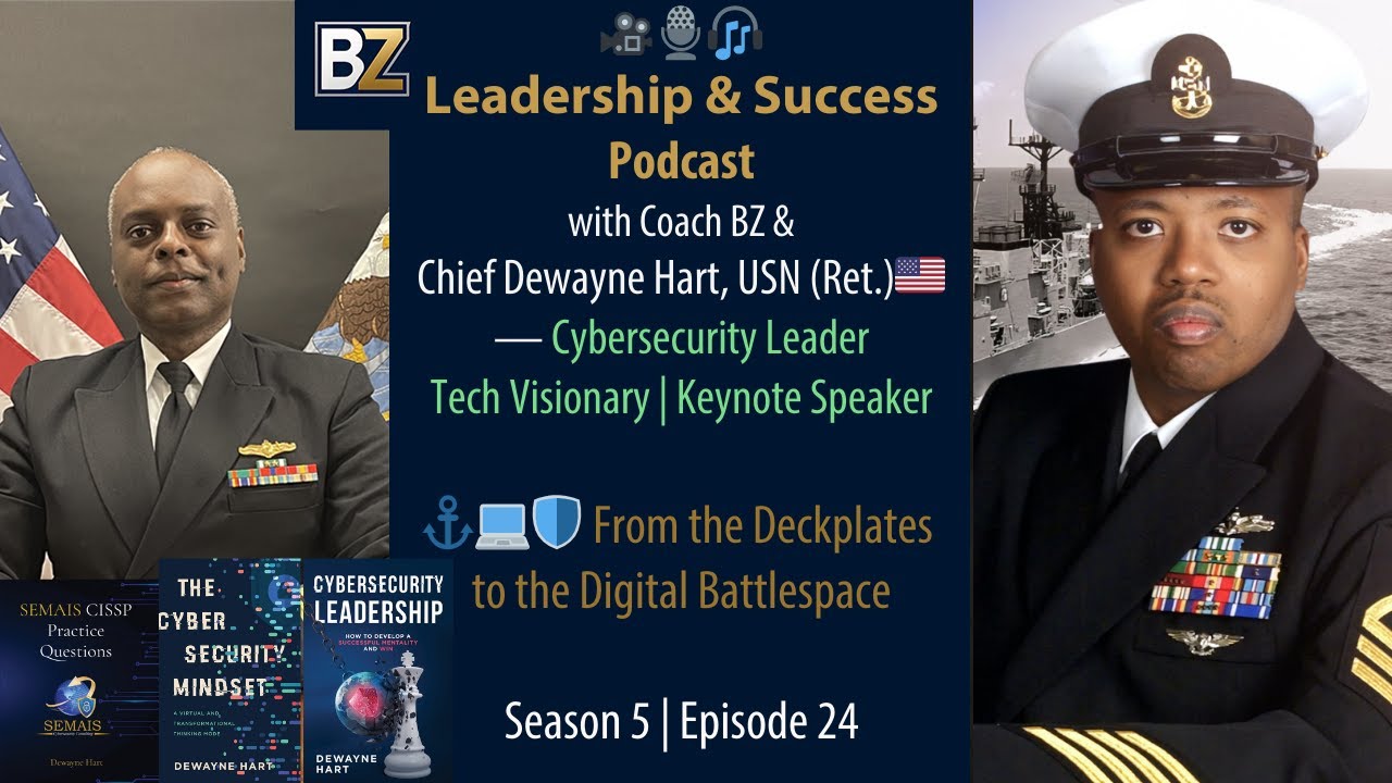 S5:E24🎙️ LIVE with Chief Dewayne Hart, USN (Ret.)