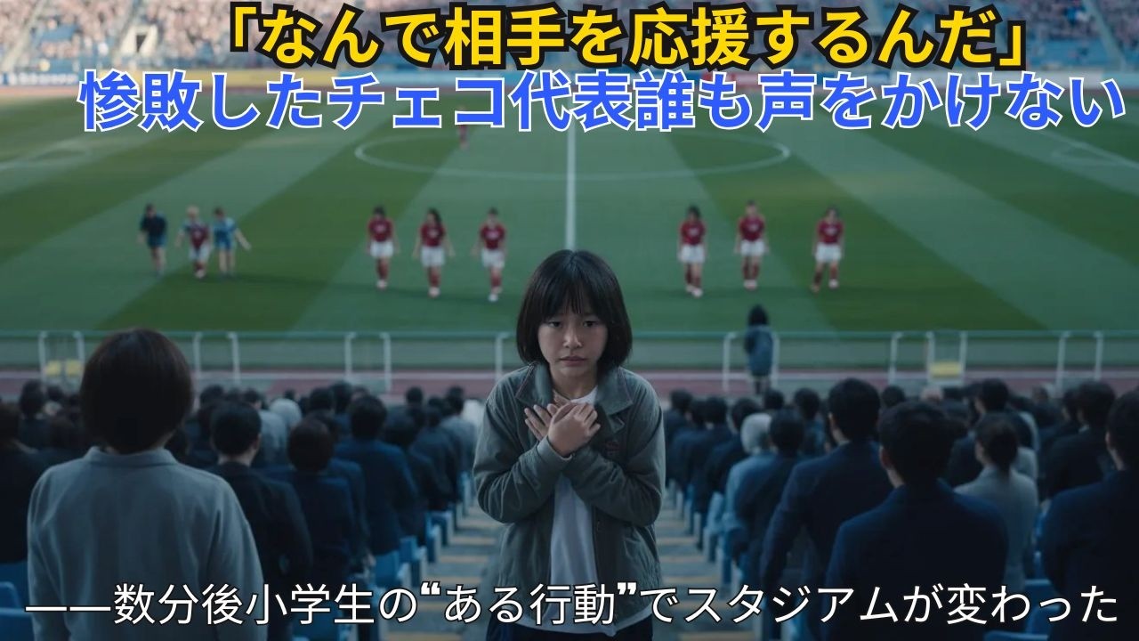 「日本の皆さんありがとう…」日本に惨敗したチェコ代表。その時、小学生が取った“ある行動”に世界が涙した理由【感動】