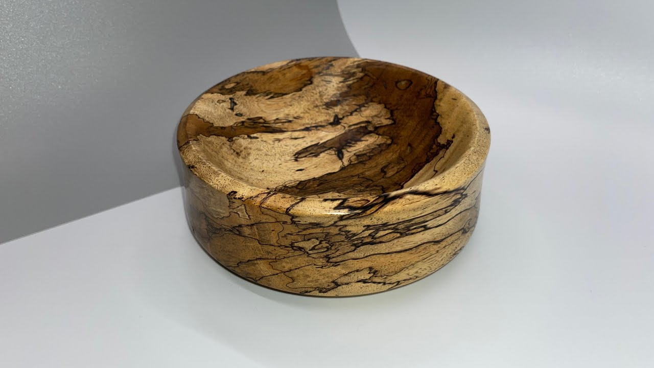 STUNNING RESULTS - Woodturning Spalted Tamarind To Functional Art Bowl