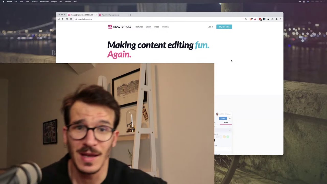 Let's see what React Bricks for NextJS can do #CodeWithSwiz 22