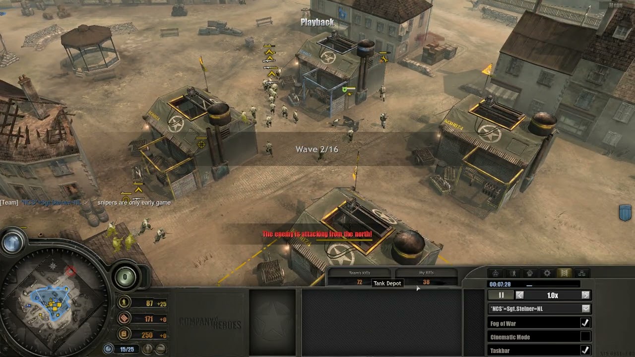 Company of Heroes Operation Stonewall US  4 players GG
