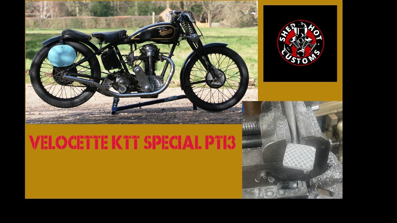 Velocette KTT Special pt13 - rear brake arm