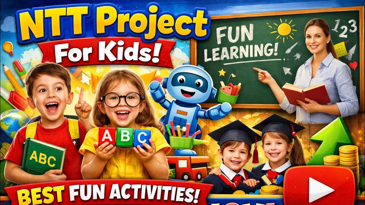 NTT PROJECT | LEARNING THROUGH FUN ACTIVITIES | खेल-खेल में सीखना | ACTIVITY BASED TEACHING FOR KIDS