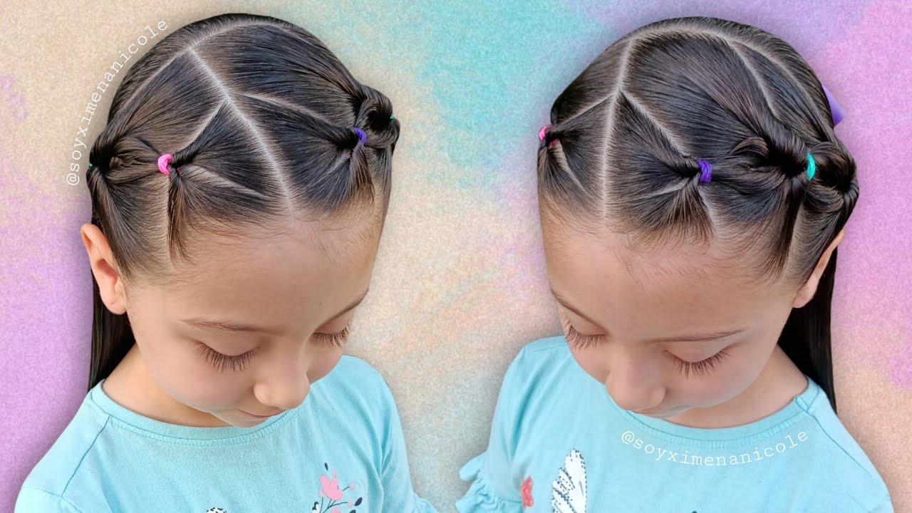 Torcidos con Aguja topsy Tail 💜 PEINADOS PARA NIÑAS ✨