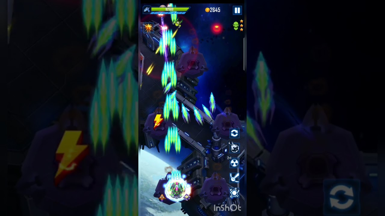 Wind Wings Space Shooter STAGE. 175